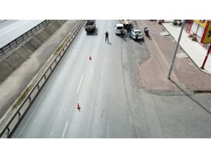 Seçici göz ve drone ile 29 sürücüye ceza kesildi