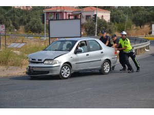 Ayvalık’ta trafik kazası: 2 yaralı