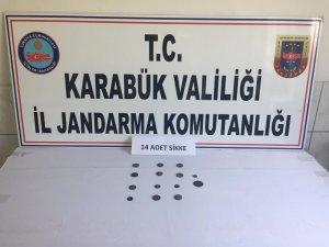 Karabük’te Roma ve Osmanlı dönemlerine ait sikke ele geçirildi
