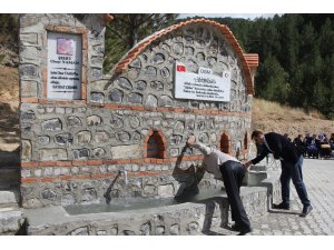 "Şehit Onur Yaman Çeşmesi" törenle açıldı