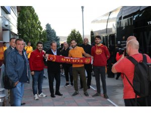 Galatasaray’a Malatya’da coşkulu karşılama