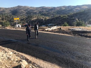 Taşkent’te asfalt çalışmaları