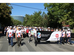 Avrupa Hareketlilik Haftası kapsamında yürüyüş düzenlendi