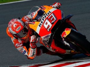 Aragon'da kazanan Marquez