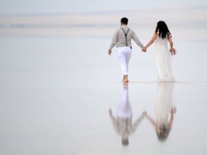 Tuz Gölü, gelin ve damatların yeni gözdesi