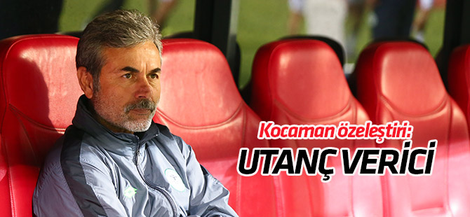 Aykut Kocaman: "Utanç verici bir oyun"