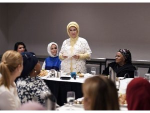 Emine Erdoğan, ABD’li Müslüman toplumun kadın temsilcileriyle buluştu