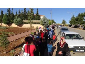 Kilis’te 9 aylık iş için uzun kuyruklar oluştu