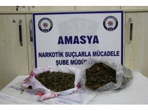 Amasya’da uyuşturucu operasyonu: 3 gözaltı