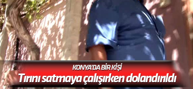 Tırını satmaya çalışırken dolandırıldı