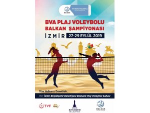 İzmir’de plaj voleybolu zamanı