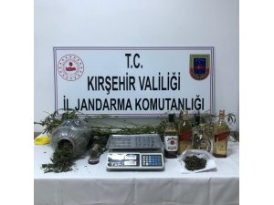 Kırşehir jandarma’dan uyuşturucu madde operasyonu