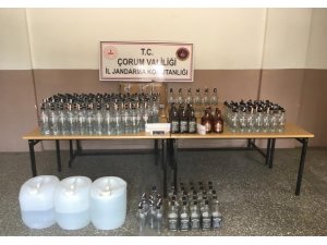 Jandarma’dan kaçak içki operasyonu