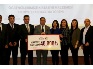 STSO'dan 40 bin liralık kırtasiye yardımı