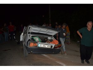 Adana’da trafik kazası: 1’i ağır 2 yaralı