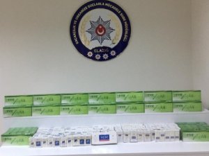 Elazığ’da 930 paket kaçak sigara ele geçirildi