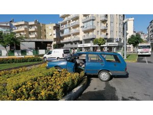 Manavgat’ta trafik kazası: 2 yaralı