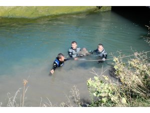 Sulama kanalına düşen işçinin cansız bedenine ulaşıldı