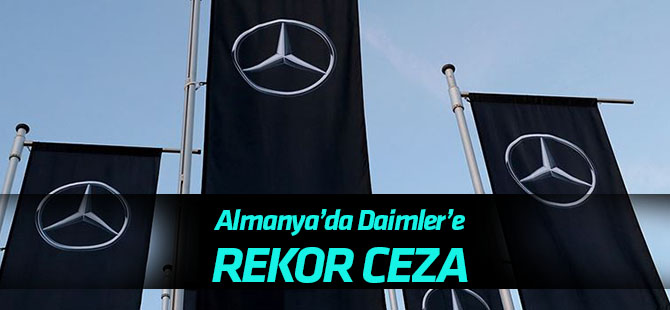 Alman otomobil devi Daimler'e 870 milyon avro para cezası