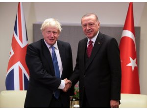 Cumhurbaşkanı Erdoğan, İngiltere Başbakanı Johnson’la görüştü
