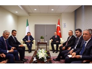 Cumhurbaşkanı Recep Tayyip Erdoğan, İtalya Başbakanı Giuseppe Conte ile görüştü