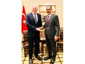 Cumhurbaşkanlığı Sözcüsü Kalın, James Jeffrey ile görüştü