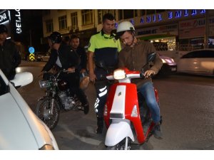 Ereğli’de polisten motosiklet uygulaması