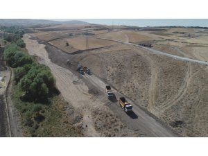 Başkan Şimşek yol çalışmalarını inceledi