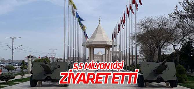 Şehitler abidesini 11 yılda 5,5 milyon kişi gezdi