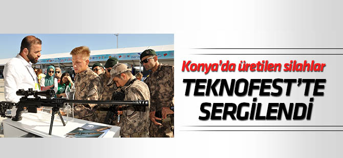 MEVKA, Konya silahlarını Teknofest’te tanıttı