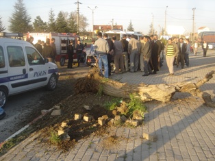 Akşehir'de trafik kazası: 1 yaralı