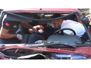 Bursa’da can pazarı yaşanan kaza güvenlik kamerasında