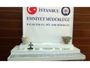 İstanbul’da tarihi eser kaçakçılarına operasyon