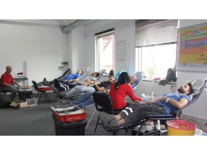 ÜÇGE’de kan bağışı kampanyası