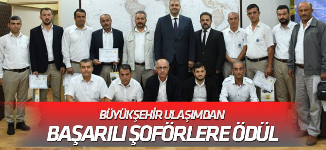 Büyükşehir Ulaşım başarılı şoförleri ödüllendirdi
