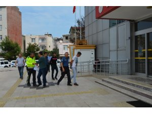 Fındık hırsızları yakalandı