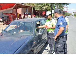 Elbistan’da "dumansız araç" denetimi