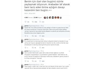 Genç kız kendisine laf atan şahsın peşini bırakmadı
