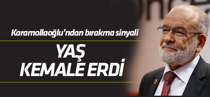 Temel Karamollaoğlu'ndan görevi bırakma sinyali