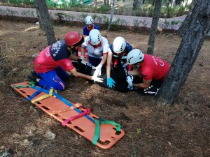 Sağlığın Gönüllü Kahramanları Tatbikatta