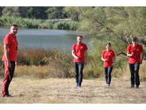 Atletizm milli takım sporcuları Simav’da kamp yapıyor