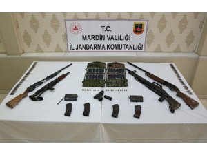 Mardin’in Derik ilçe kırsalında muhimmat bulundu