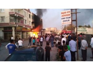 İş yerinde çıkan yangın söndürüldü