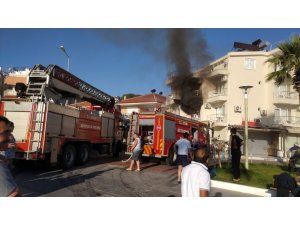 Didim’de otel yangını