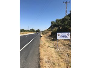 Isparta - Konya Karayolu'nda yorgun sürücüye çay daveti