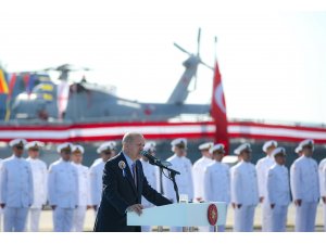 Milli savaş gemisi Kınalıada Deniz Kuvvetleri'ne teslim edildi