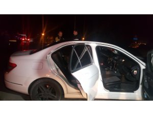 Polisin dur ihtarına uymadı, kaçarken kaza yaptı