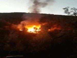 Karabük’te iki katlı ev kül oldu