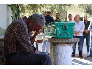 Kızının gözleri önünde öldürülen babaya son veda