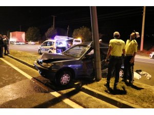 Bolu’da trafik kazası: 1 yaralı